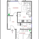 Kurstadt Moderne 2zkb Balkon-p-platz Flexible Check-in 24 H Appartamento *