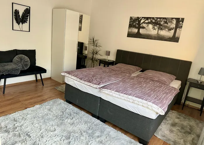 Kurstadt Moderne 2zkb Balkon-p-platz Flexible Check-in 24 H Apartman Bad Nauheim