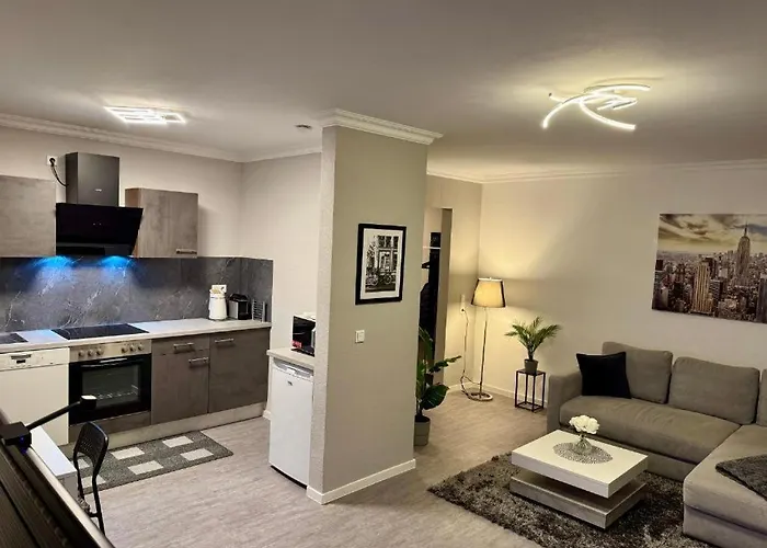 Apartman Kurstadt Moderne 2zkb Balkon-p-platz Flexible Check-in 24 H *